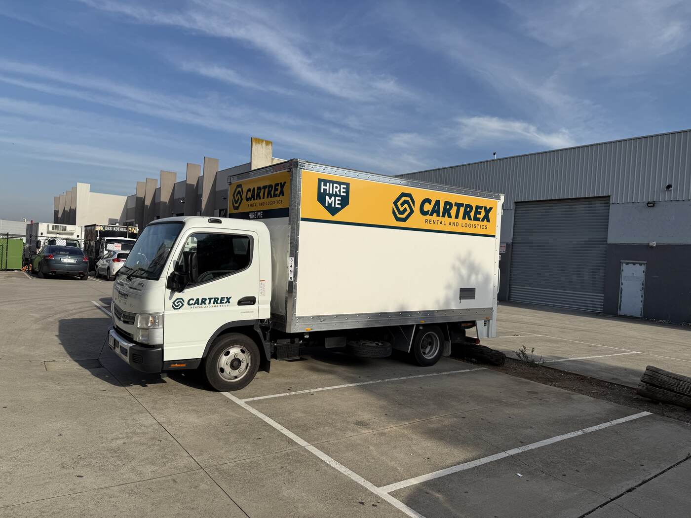Cartrex fleet at Truganina depot