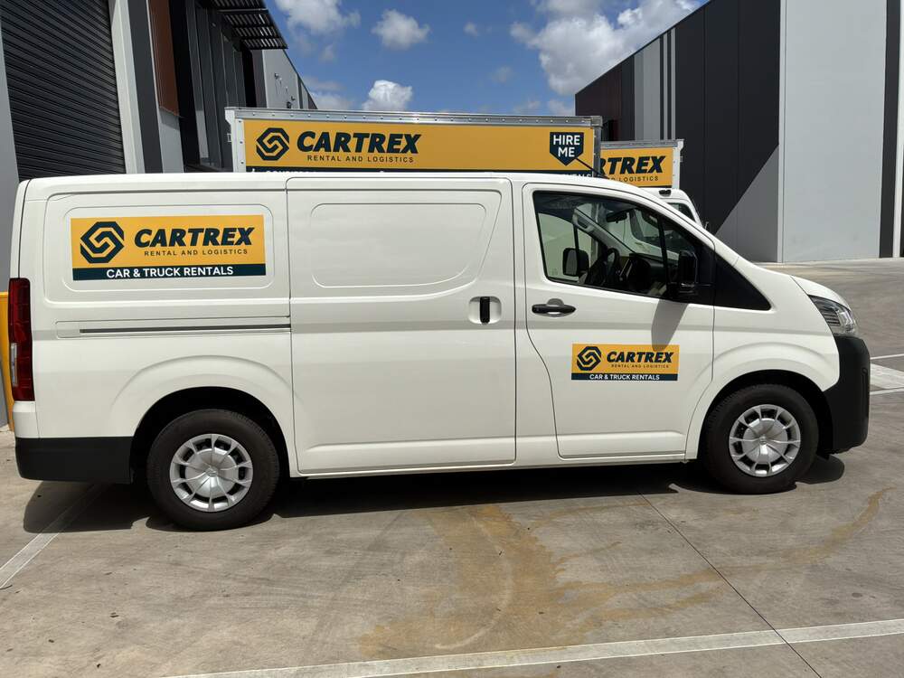 Cartrex rental van at depot